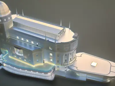 Urania - Vienna Austria 3D model