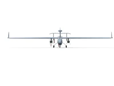  UAV military aircraft drone 3D model