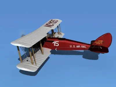 Airco DH-4 V01 US Air Mail 3D model