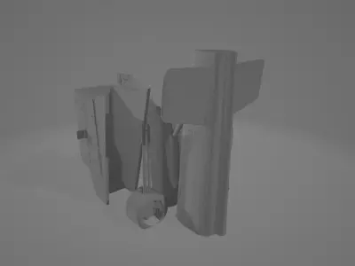 Helicopter ah1w 3D print model