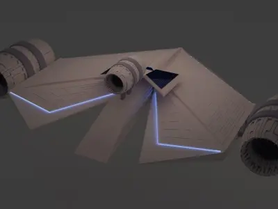 Nave Sci--Fi 3D model