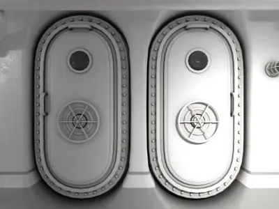 Submarine Corridor 3D model