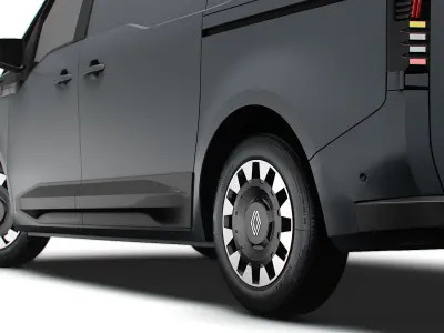 Renault Trafic e Tech Panel Van 2025 3D model