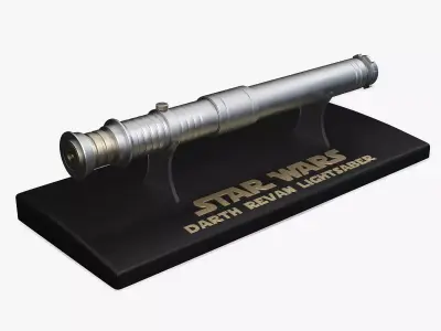 Darth Revan Lightsaber Red 3D model