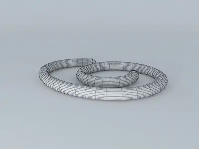 robo snake Free 3D model