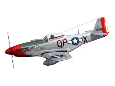 North American P-51D Mustang - Iron Ass 3D model