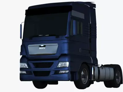 MAN TGX XXL SLEEPER 3D model