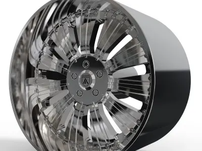 ASANTI AF136 WHEEL 3D MODEL 3D model