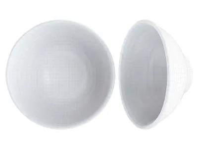 Japanese Tableware Set 8 Low-poly 3D model