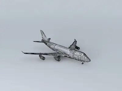 LuftLogik Boeing 747 400f Free 3D model