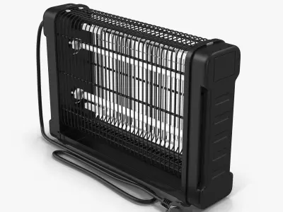 Electric Fly killer Low-poly 3D model