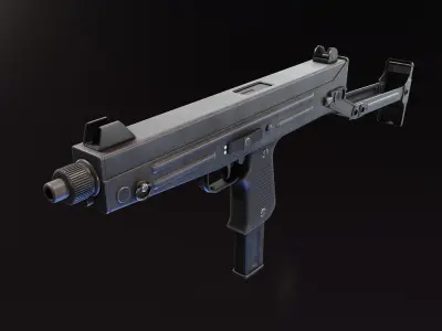 Star Z84 SMG Low-poly 3D model