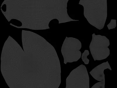 Sea turtle Low-poly 3D model