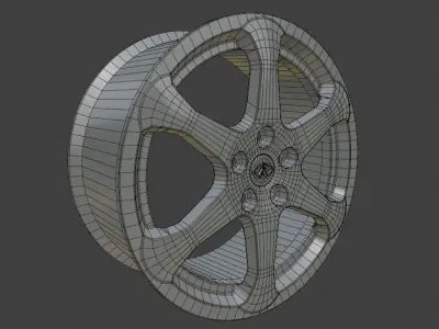 WHEEL BASED on PLATINUM ACURA 3D model