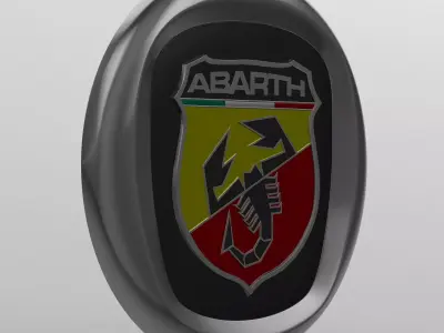 abarth logo 3D model