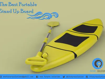 The Best Paddle Board Free 3D model