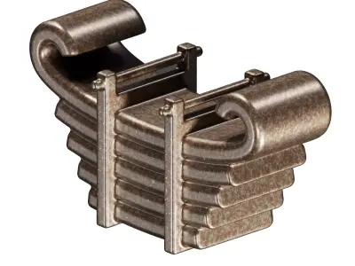 Rusty Bus Leaf Spring 3D model