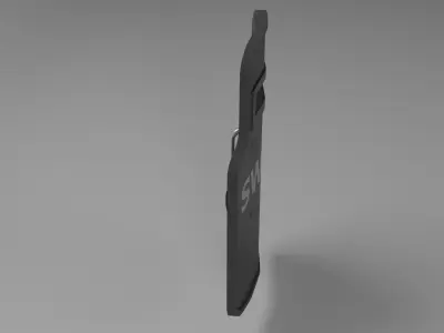 police shield 3D model