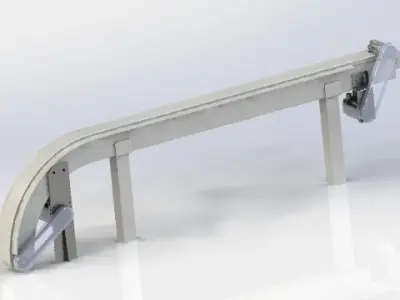 Vibrating conveyor 3D model