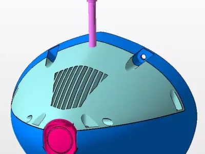 Experinental support DJI O4 Pro Unit for Flightory Stallion 2024 3D print model