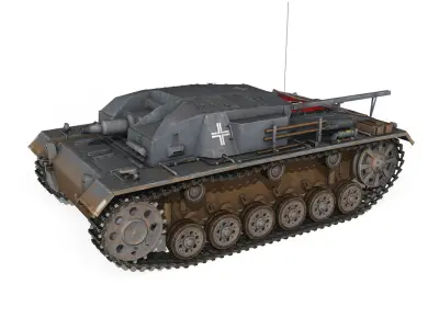 StuG III - Ausf A - LAH 3D model