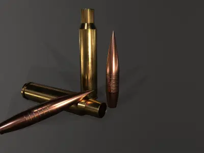 408 Chey Tak Cartridge Low-poly 3D model