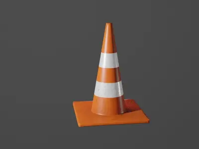 Traffic Cone 3D model