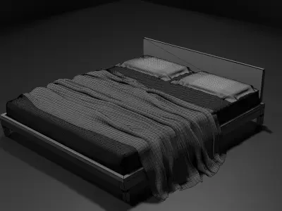 Sleeping Bed  Free 3D model