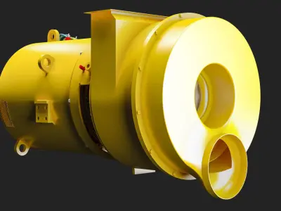 Electric Alternator - Alternador Electrico 3D model