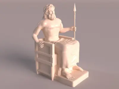 Statue of Zeus 3D model