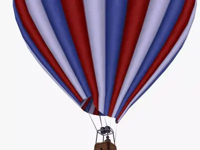 Hot Air Sports Balloon 3D model