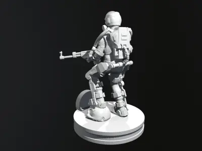 Chibi Mutant Fighter 3D print model