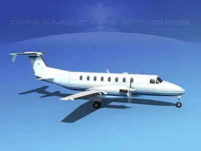 Beechcraft B1900C V12 3D model