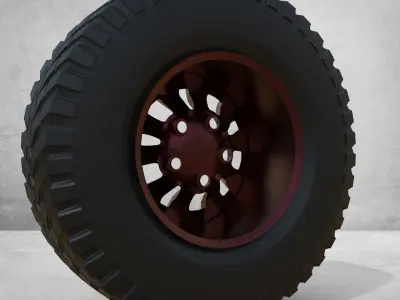 OFF ROAD TYRE Free 3D model
