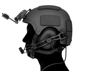 ILC IBH HELMET Low-poly 3D model