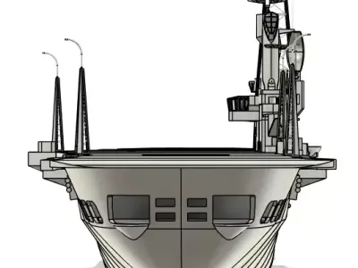HNLMS Karel Doorman - ARA 25 de Mayo 1-96 RC Model 3D print model