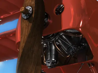 Red Baron Triplane 3D model