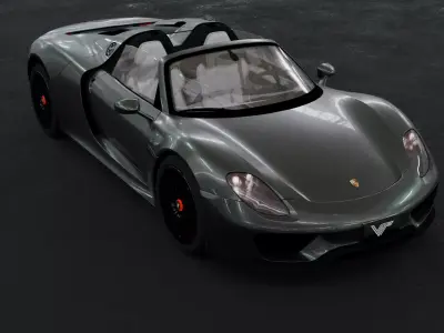 Porsche 918 Free 3D model