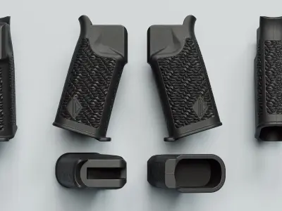 Special-K Grip - Replica Low-poly 3D model