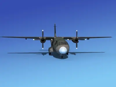 Casa CN-235 South Africa 3D model