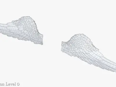 Angel Wings 3D model get