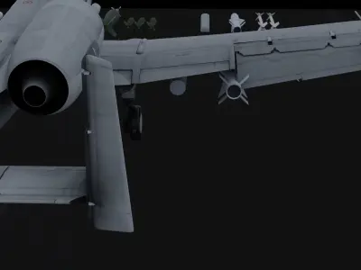  Fairchild Republic A-10 THUNDERBOLT II 3D model