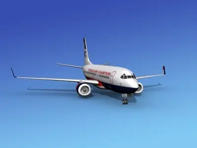 Boeing 737-700ER Texas Air Charter 3D model