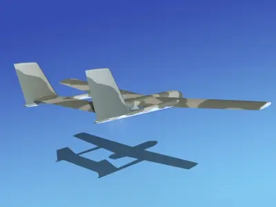 Mohajer 3 Drone 3D model
