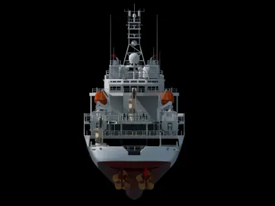China Coast Guard 2401 Ship Maritime Law Enforcement Official 3D model