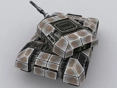 Sci-Fi Tank T-04 3D model