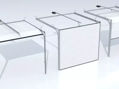 Metal Door Roller Shutter 3D model