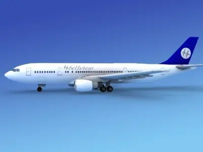 Airbus A300 Belleview 3D model