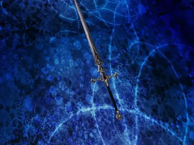 Sword Low-poly 3D model 103