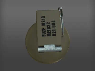 M67 Grenade Low-poly 3D model